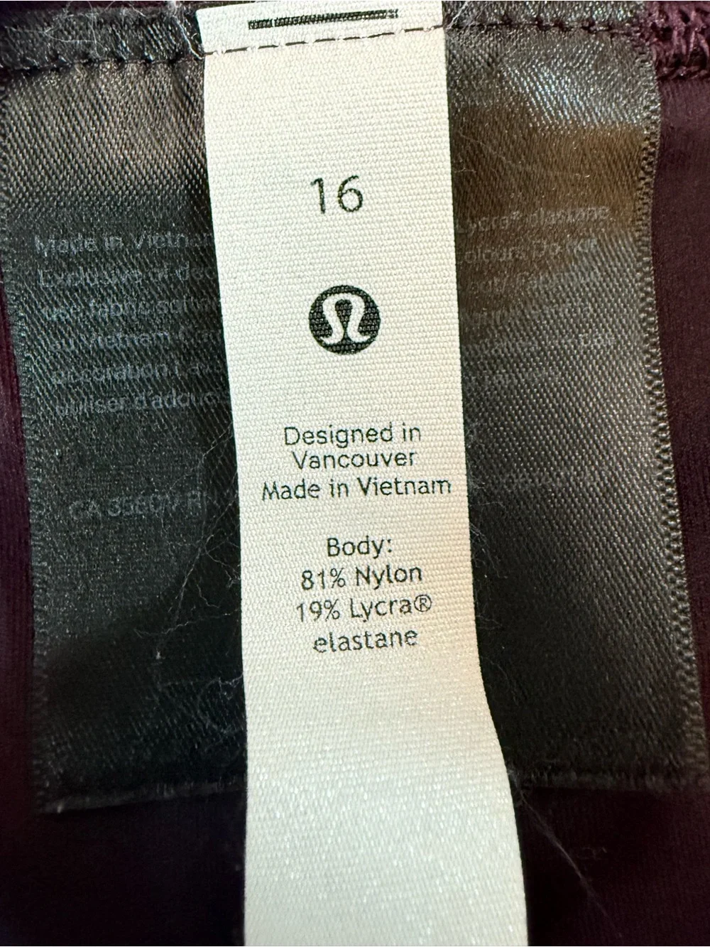 Lululemon Align Diamond Dye High-Rise Leggings 25 inch Size 16 Pockets